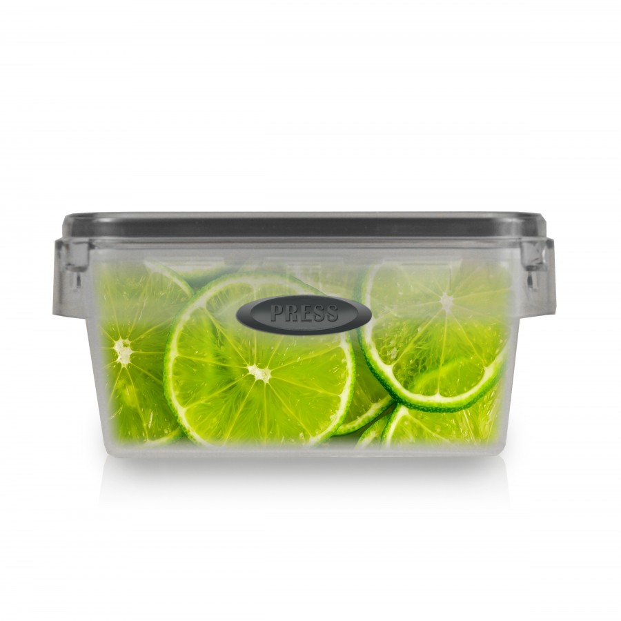 2.3 Cup Square Press N' Click Food Storage