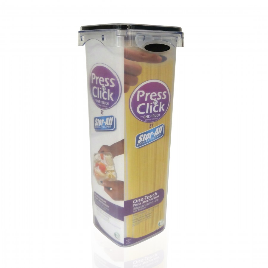6 Cup Tall Square Press N' Click Canister