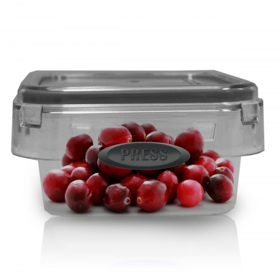 1 Cup Square Press N' Click Food Storage